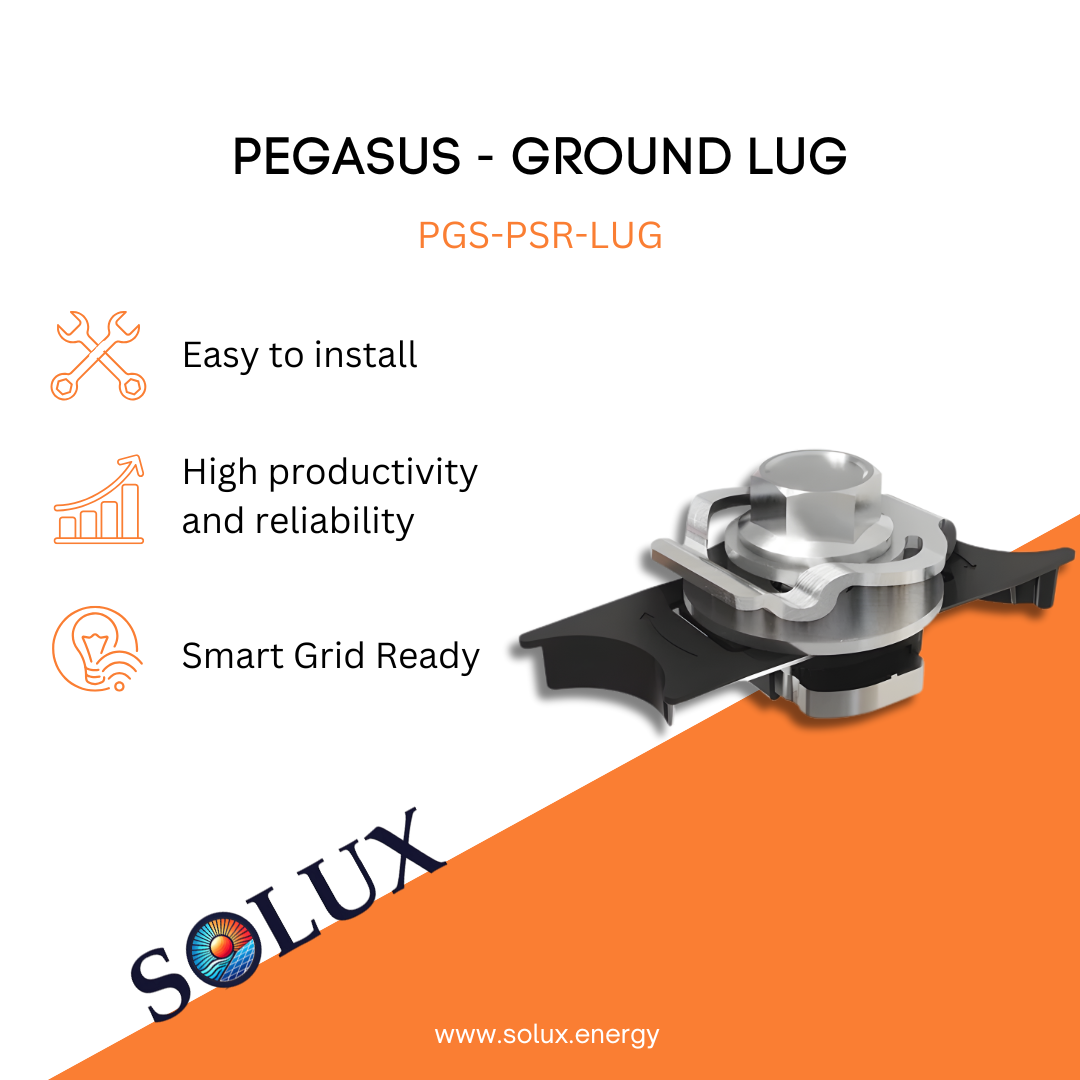 This is an image of Pegasus Grounding Lug Solar Rail Bonding